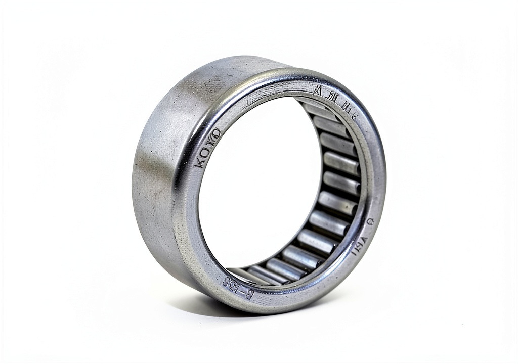 Installing Koyo B-138 Needle Roller Bearing Steel Cam on a wooden garage bench