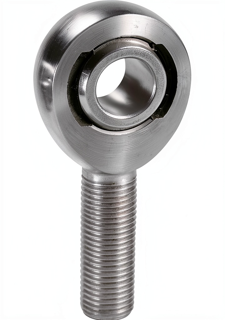 Installing QA1 Chromoly Tie Rod End Adapter on a garage workbench