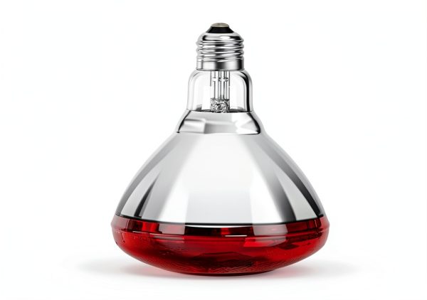 Infrared Heat Lamp Bulb for Chickens Red Heat Lamp Flood Light Heat Lamp Bulb 150 W Heating Bulbs for Brooder Coops Pets Chicks Reptiles Food Service (1 Pack)-1