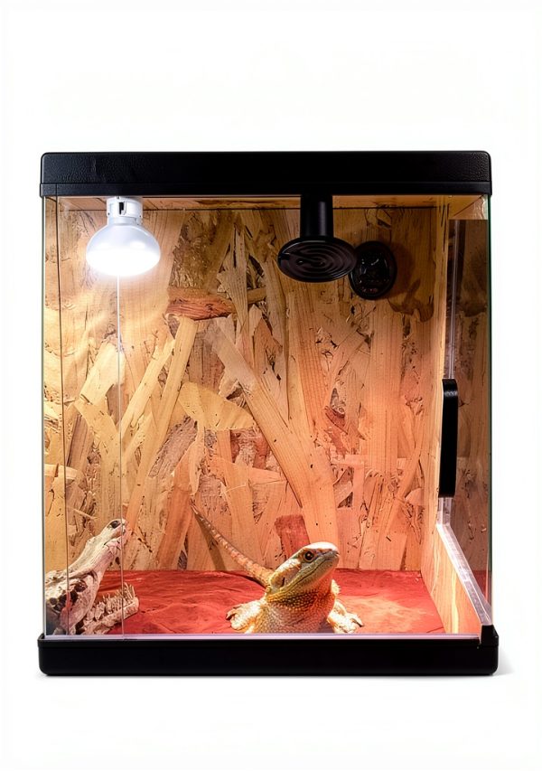 LUCKY HERP Reptile Heat Lamp - 100W Ceramic Heat Emitter Reptile Heat Lamp Bulbs (1 Pack), No Light Ceramic Heat Bulb, Heat Lamp for Reptiles Amphibian Chicken Pet Brooder Coop Lizard Turtle-5
