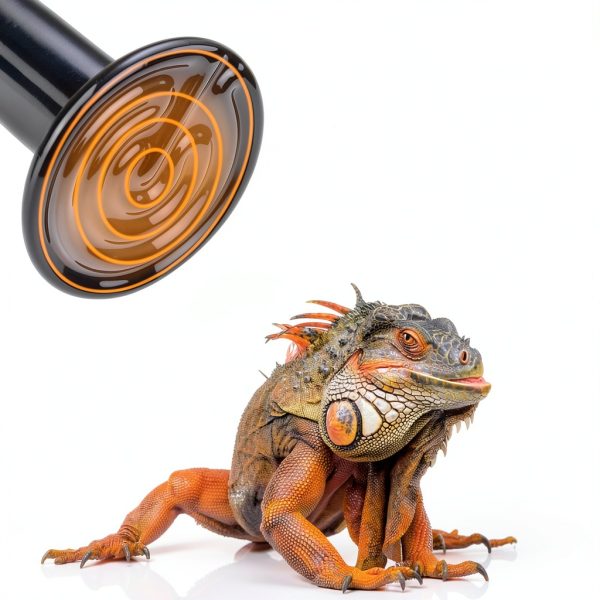 LUCKY HERP Reptile Heat Lamp - 100W Ceramic Heat Emitter Reptile Heat Lamp Bulbs (1 Pack), No Light Ceramic Heat Bulb, Heat Lamp for Reptiles Amphibian Chicken Pet Brooder Coop Lizard Turtle-2